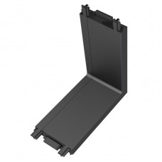 Σύνδεσμος Ράγας 40V Κάθετη Γωνία Μαύρος 22-123